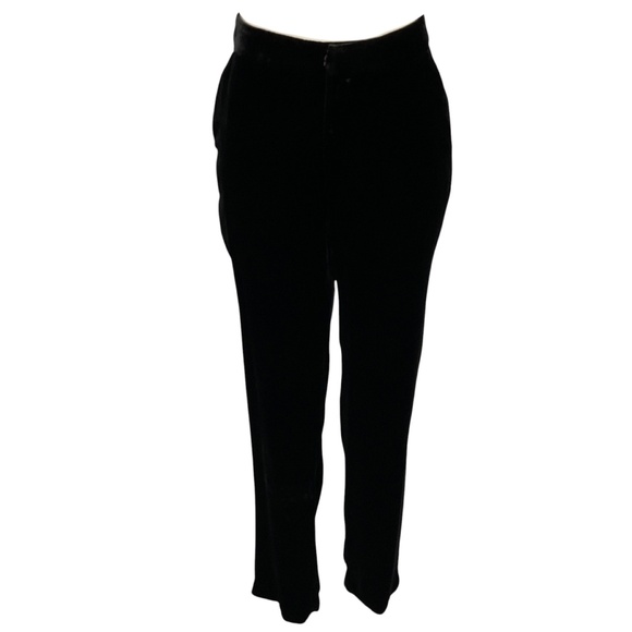 L´AGENCE BLACK REBEL VELVET TROUSER